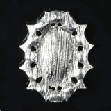 Maxbell 5 Pieces Vintage Alloy Rhinestone Crystal Flower Buttons Embellishments #2