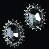 Maxbell 5 Pieces Vintage Alloy Rhinestone Crystal Flower Buttons Embellishments #5