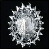 Maxbell 5 Pieces Vintage Alloy Rhinestone Crystal Flower Buttons Embellishments #5
