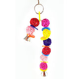 Maxbell 15Pieces Multicolor Wicker Rattan Ball Wedding Christmas Party Decor  Coffee