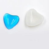 Maxbell 2 Pieces Square Heart Silicone Domed Cabochon Mould for Resin Jewelry Making