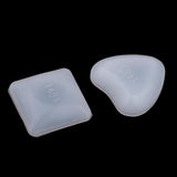 Maxbell 2 Pieces Square Heart Silicone Domed Cabochon Mould for Resin Jewelry Making