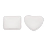 Maxbell 2 Pieces Square Heart Silicone Domed Cabochon Mould for Resin Jewelry Making