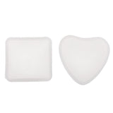 Maxbell 2 Pieces Square Heart Silicone Domed Cabochon Mould for Resin Jewelry Making