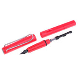 Max 1 Piece Red Metal Writing Fountain Pen Writing Ink Pen for School Stationery