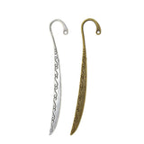 Maxbell 10 Pieces Bronze Silver Vintage Alloy Bookmarks With Hole For Jewelry Making