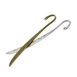 Maxbell 10 Pieces Bronze Silver Vintage Alloy Bookmarks With Hole For Jewelry Making