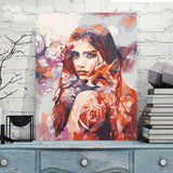 Maxbell DIY Paint By Numbers Kit Canvas Painting Oil Painting Home Decor Figure #1