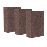 Maxbell 3 Pieces Sanding Block Sponge Polishing Pad Sandpaper Tools 120 - 180 Grit
