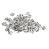 Maxbell 50 Pieces Tibetan Silver Elephant Shape Charms Pendants for Jewelry Making