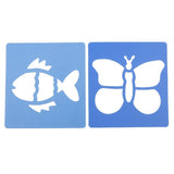 Maxbell 6 Hollowed Patterns of Painting Stencil Animal Scrapbook Stencil for DIY
