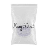 Maxbell 10 Meters Polyester Snowflake Ribbon Trim for Christmas Gift Wrapping White