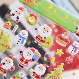 Maxbell Santa Claus Transparent Stickers Bubble Stickers Scrapbooking Diary Decor D
