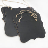 Max Hanging Wood Blackboard Message Board for Kindergarten Cafe Tea Shop Decor