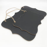 Max Hanging Wood Blackboard Message Board for Kindergarten Cafe Tea Shop Decor