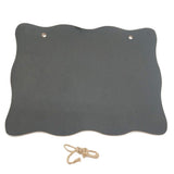 Max Hanging Wood Blackboard Message Board for Kindergarten Cafe Tea Shop Decor