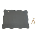 Max Hanging Wood Blackboard Message Board for Kindergarten Cafe Tea Shop Decor