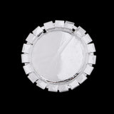 Maxbell 5 Pieces Multicolor Flatback Rhinestone Button Garment Embellishments Sliver