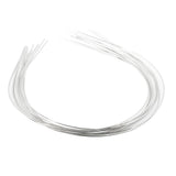 Max 10Pieces 1.2mm Practical  Stainless Steel Hair Hoop Headband Ornament