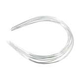 Max 10Pieces 1.2mm Practical  Stainless Steel Hair Hoop Headband Ornament