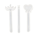 Maxbell DIY Ruler Stationery Mould Resin Casting Mold Mould with 10pcs Scale Rabbit