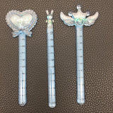 Maxbell DIY Ruler Stationery Mould Resin Casting Mold Mould with 10pcs Scale Rabbit