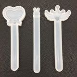 Maxbell DIY Ruler Stationery Mould Resin Casting Mold Mould with 10pcs Scale Rabbit