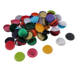 Maxbell 100 Piece Flattened Bottle Caps for DIY Hair Bows Pendant Craft Multicolor 1