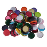 Maxbell 100 Piece Flattened Bottle Caps for DIY Hair Bows Pendant Craft Multicolor 1