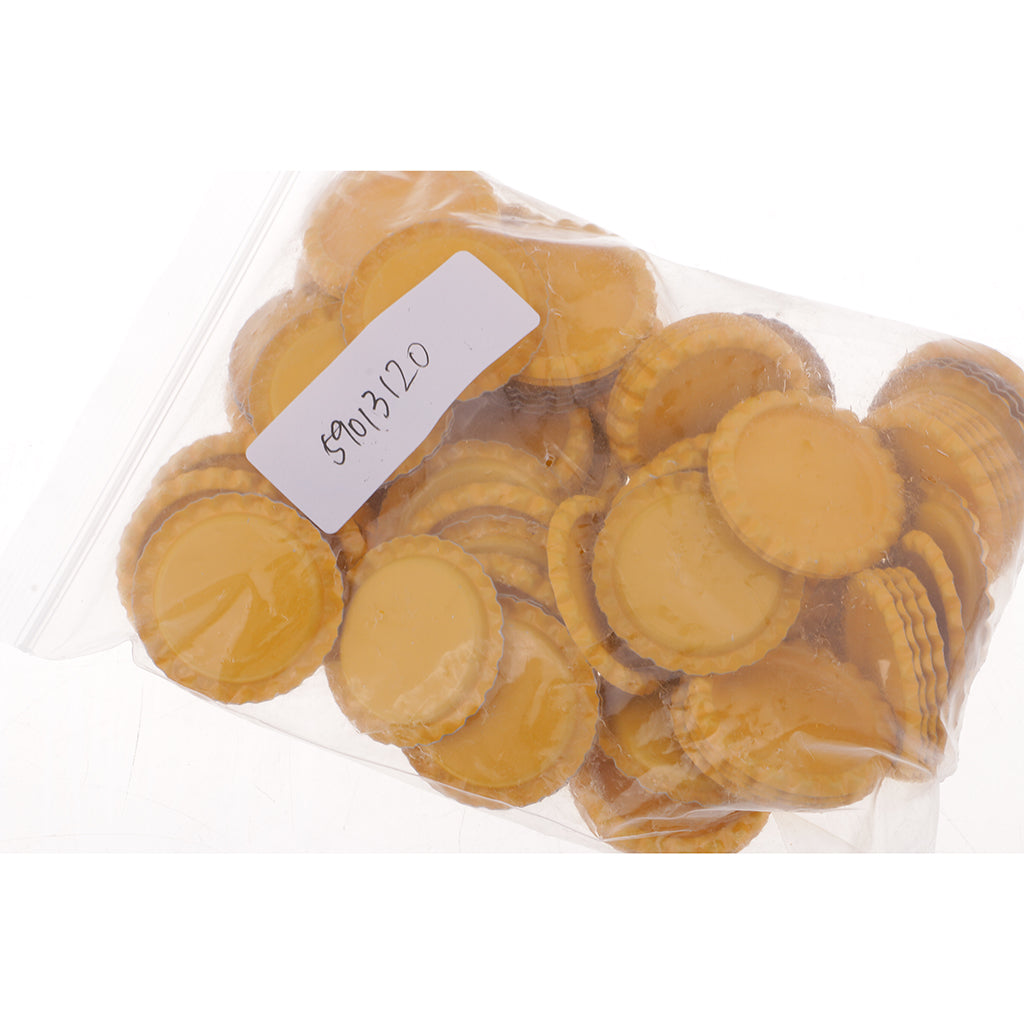 Maxbell 100 Piece Flattened Bottle Caps for DIY Hair Bows Pendant Craft Yellow