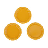 Maxbell 100 Piece Flattened Bottle Caps for DIY Hair Bows Pendant Craft Yellow