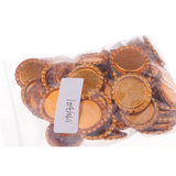 Maxbell 100 Piece Flattened Bottle Caps for DIY Hair Bows Pendant Craft Gold