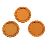 Maxbell 100 Piece Flattened Bottle Caps for DIY Hair Bows Pendant Craft Gold