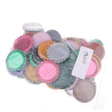 Maxbell 100 Piece Flattened Bottle Caps for DIY Hair Bows Pendant Craft Multicolor 2