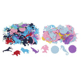 Maxbell 100 Pieces Paper Throwing Confetti Table Scatter for Party Forest Animals
