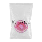 Max 1 Piece 80-100mm Agate Quartz Crystal Slices Coaster Home Ornament Fuschia