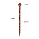 Maxbell 10 Pcs Vintage Women Wood Hair Stick Hairpin Head Pins for Hair Accessories