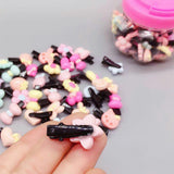 Maxbell 50 Piece Black Metal Single Prong Alligator Hair Clips Hair Accessories 24mm