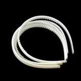 Maxbell 10 Pieces Plastic Headband DIY Hair Band Hair Hoop with Teeth for Men Women