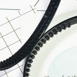 Maxbell 10 Pieces Plastic Headband DIY Hair Band Hair Hoop with Teeth for Men Women