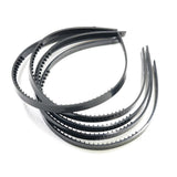 Maxbell 10 Pieces Plastic Headband DIY Hair Band Hair Hoop with Teeth for Men Women