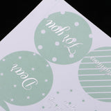 Maxbell 10 Pcs Paper Hand Account Stickers Valentine's Day Sticker Decoration Green