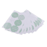 Maxbell 10 Pcs Paper Hand Account Stickers Valentine's Day Sticker Decoration Green