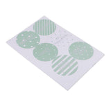 Maxbell 10 Pcs Paper Hand Account Stickers Valentine's Day Sticker Decoration Green