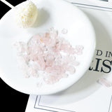 Maxbell Natural Crystal Tumbled Stone Irregular Stones Crafts Decor 20g Pink Quartz