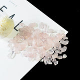 Maxbell Natural Crystal Tumbled Stone Irregular Stones Crafts Decor 20g Pink Quartz