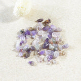 Maxbell Natural Crystal Tumbled Stone Irregular Stones Crafts Decor 20g Amethyst