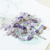 Maxbell Natural Crystal Tumbled Stone Irregular Stones Crafts Decor 20g Amethyst