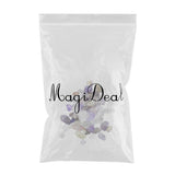 Maxbell Natural Crystal Tumbled Stone Irregular Stones Crafts Decor 20g Amethyst