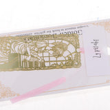 Maxbell Classic Hollow Out Metal Bookmark Stationery Metal School Bookmark Girl